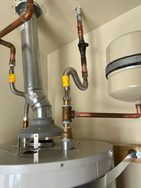Water heater installation and plumbing repair in Harding